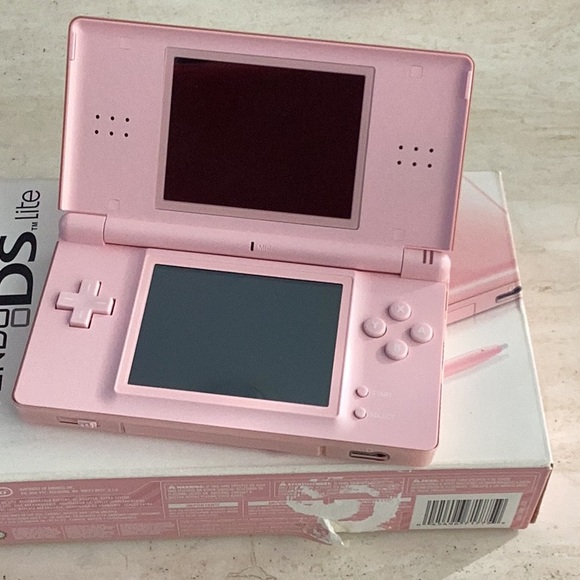 Nintendo DS Lite Pink Console & Charger Box Jelly Belly Ballistic Beans DS Game - Picture 13 of 14